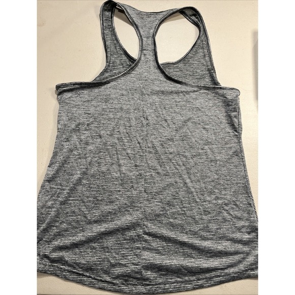 Adidas Size Medium Razorback Grey Striped Tank Top Women's - Picture 5 of 5
